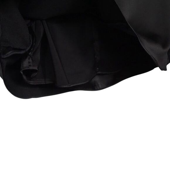 House of CB Kara Black Corset Satin Mini Dress L+ NWT Bustier Cocktail Party - Picture 10 of 11